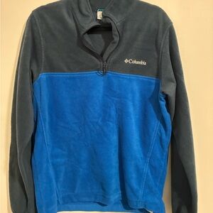 Columbia Teal and Charcoal Fleece Jacket